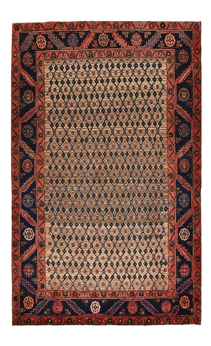 Persisk tæppe - Nomadisk - 198 x 123 cm - flerfarvet