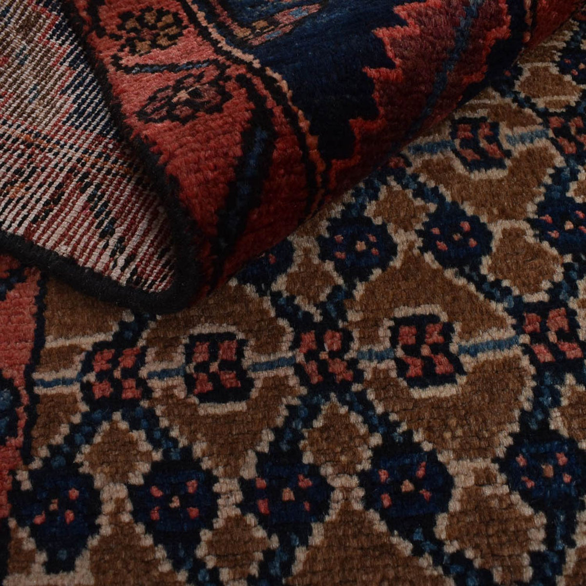 Persisk tæppe - Nomadisk - 198 x 123 cm - flerfarvet