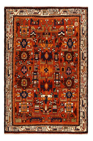 Persisk tæppe - Nomadisk - 209 x 139 cm - flerfarvet
