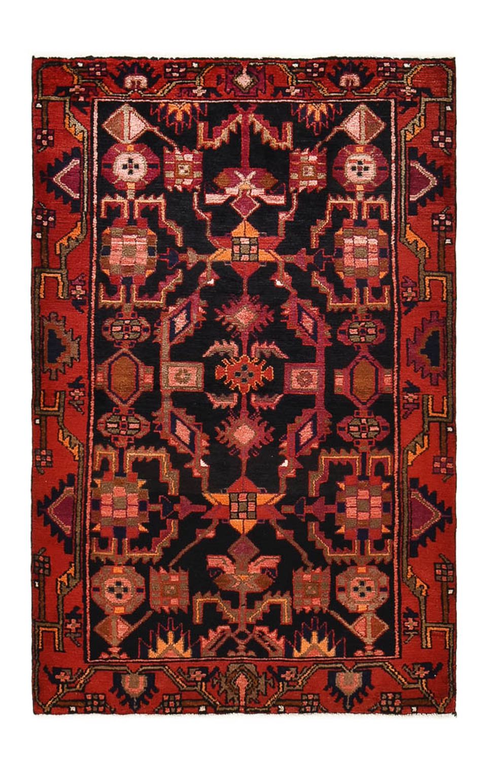 Persisk tæppe - Nomadisk - 178 x 114 cm - mørkeblå