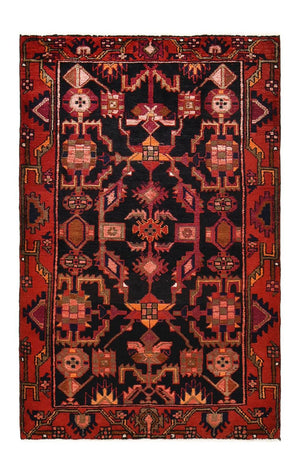 Persisk tæppe - Nomadisk - 178 x 114 cm - mørkeblå
