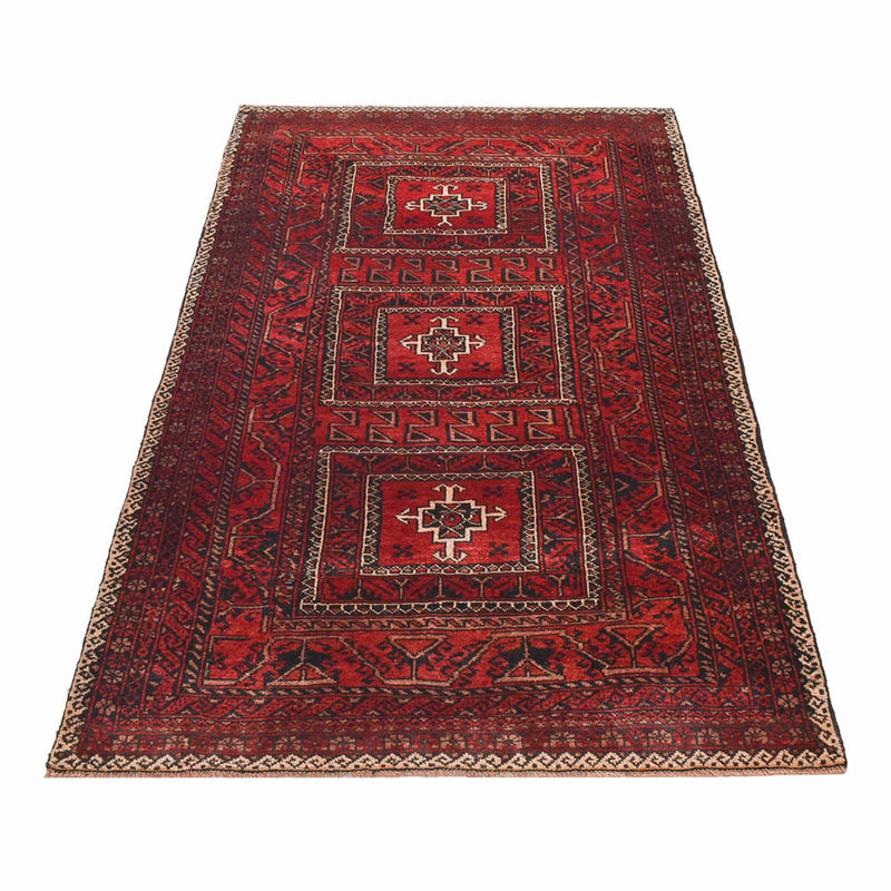 Baluch-tæppe særlig form  - 198 x 114 cm - rød