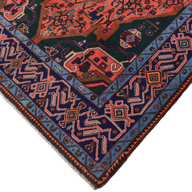 Persisk tæppe - Nomadisk - 286 x 150 cm - lysrød