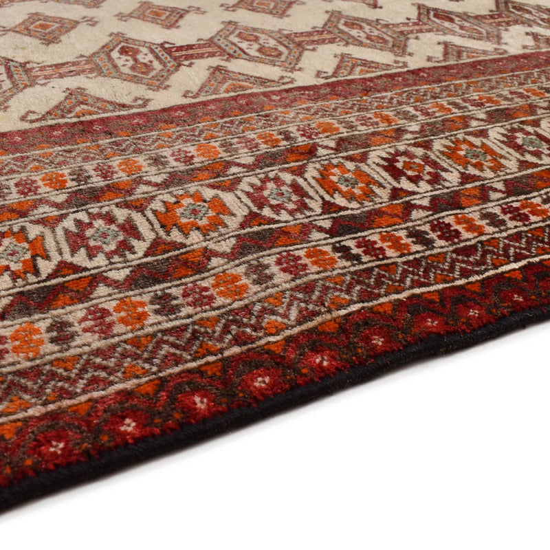 Turkaman-tæppe - 204 x 121 cm - beige