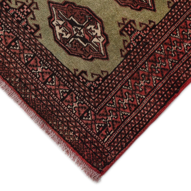 Turkaman-tæppe - 178 x 131 cm - flerfarvet
