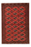 Turkaman-tæppe - 188 x 126 cm - rød