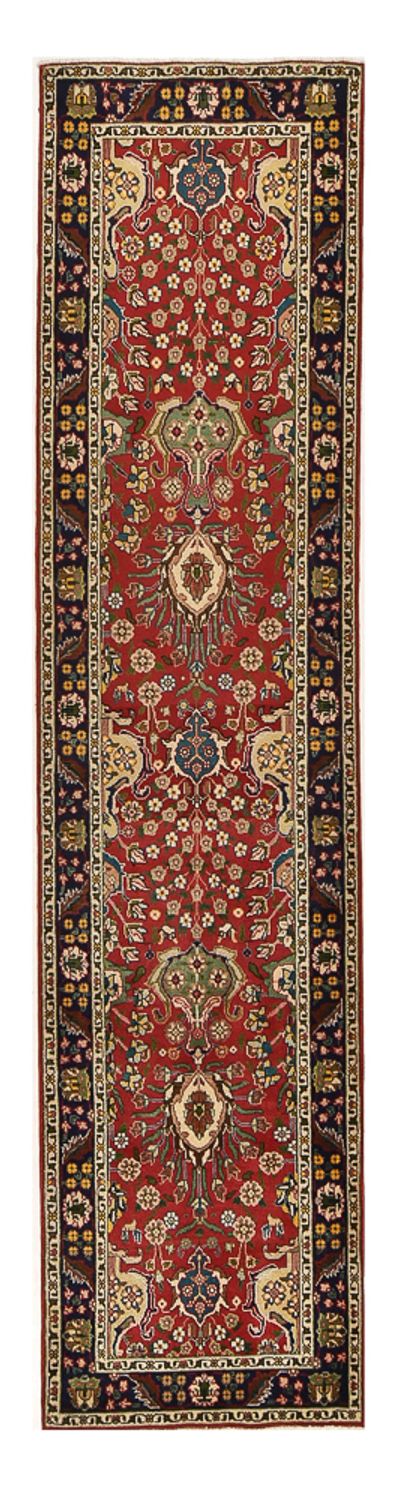 Løber Persisk tæppe - Tabriz - 306 x 72 cm - rød