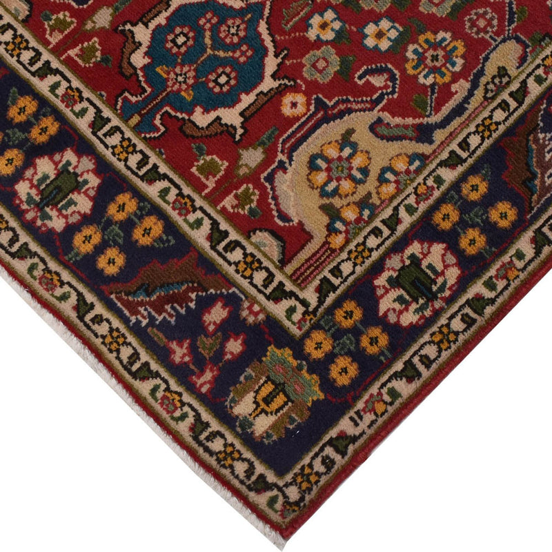 Løber Persisk tæppe - Tabriz - 306 x 72 cm - rød