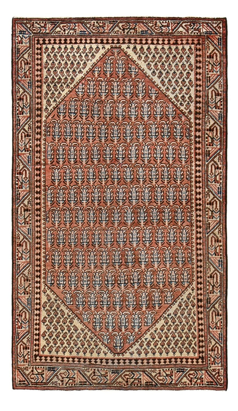 Persisk tæppe - Nomadisk særlig form  - 197 x 113 cm - rust