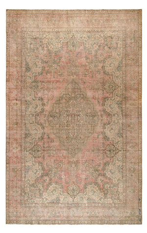 Vintage tæppe - 470 x 298 cm - mørk beige
