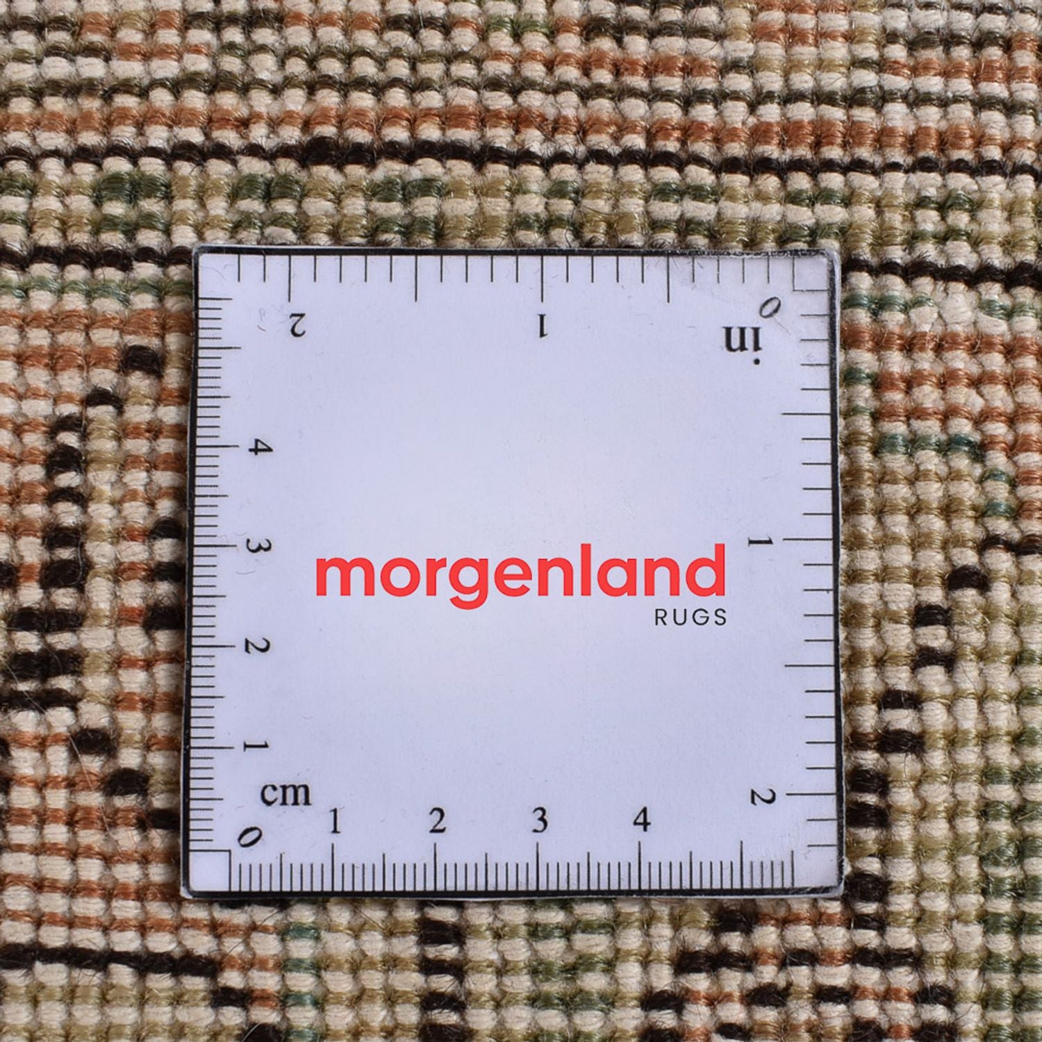 Vintage tæppe - 470 x 298 cm - mørk beige
