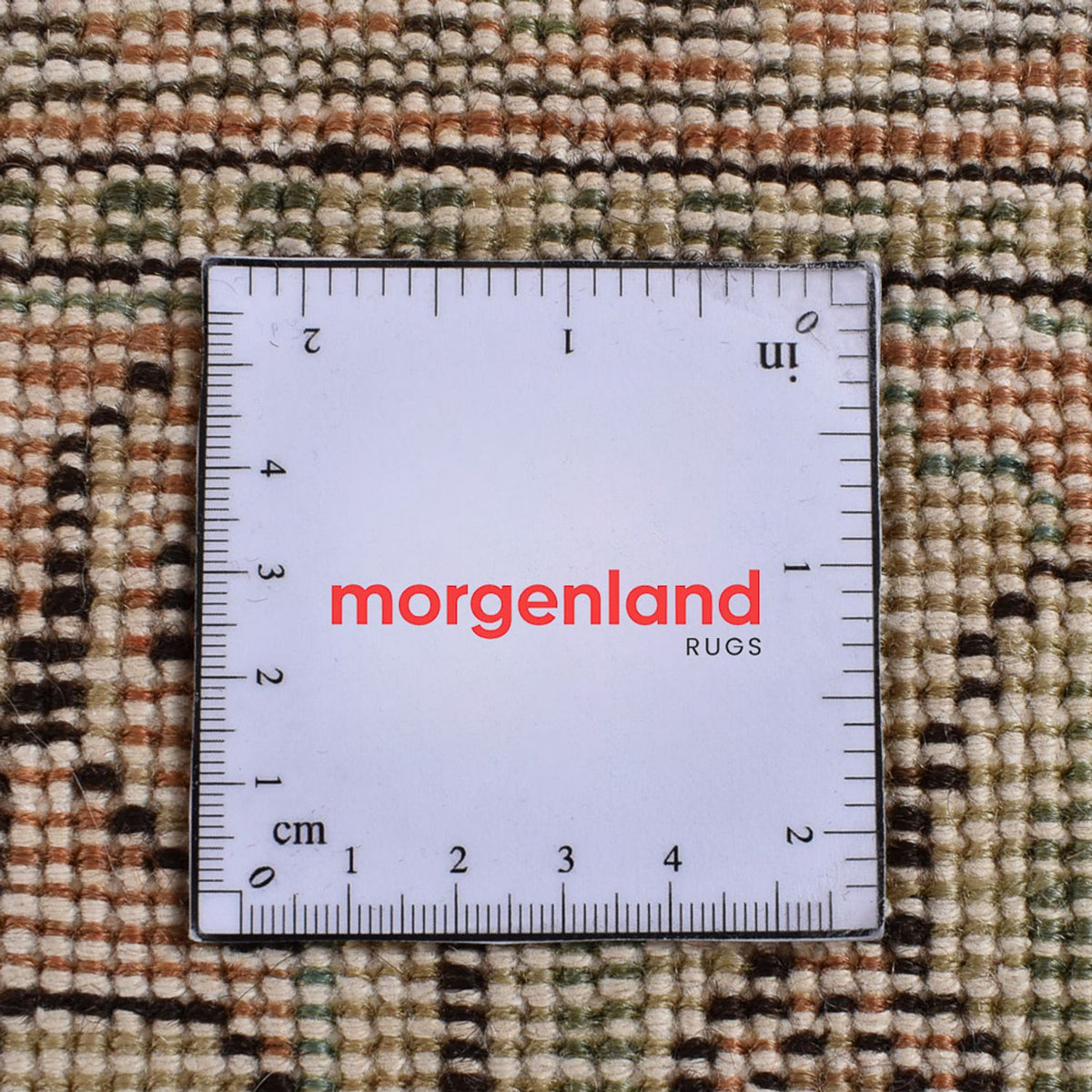 Vintage tæppe - 470 x 298 cm - mørk beige