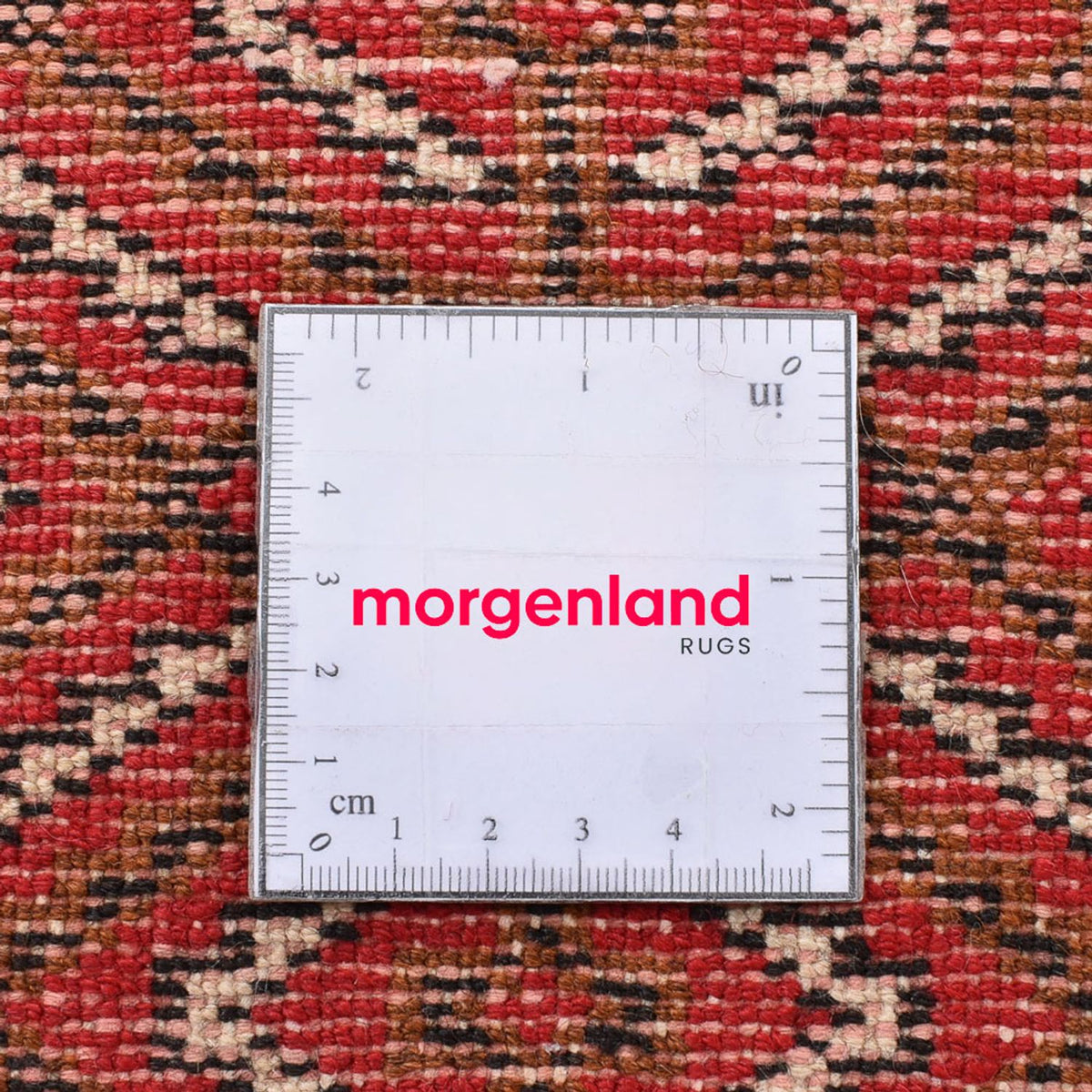 Turkaman-tæppe - 186 x 125 cm - rød