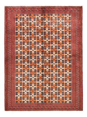 Turkaman-tæppe - 177 x 123 cm - rød