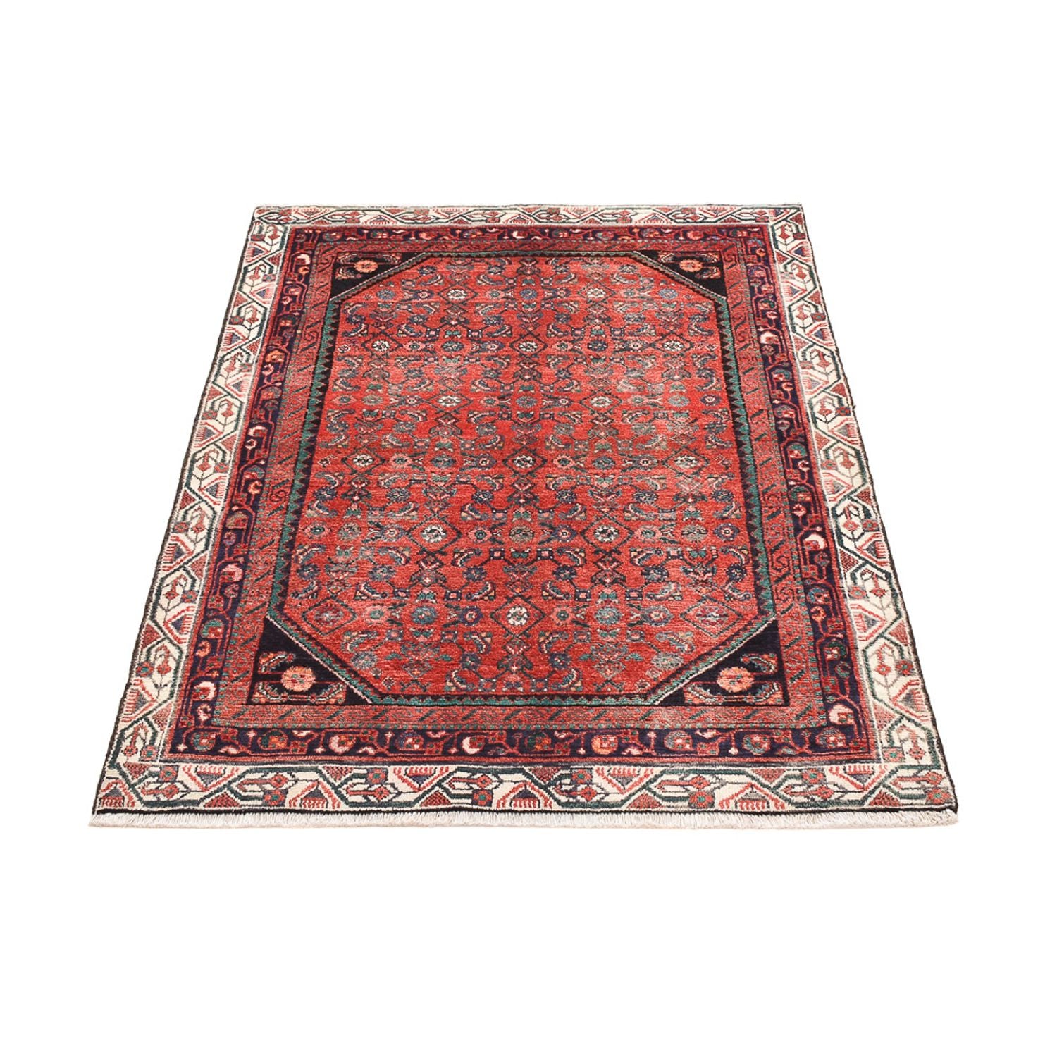 Persisk tæppe - Nomadisk - 169 x 120 cm - lysrød
