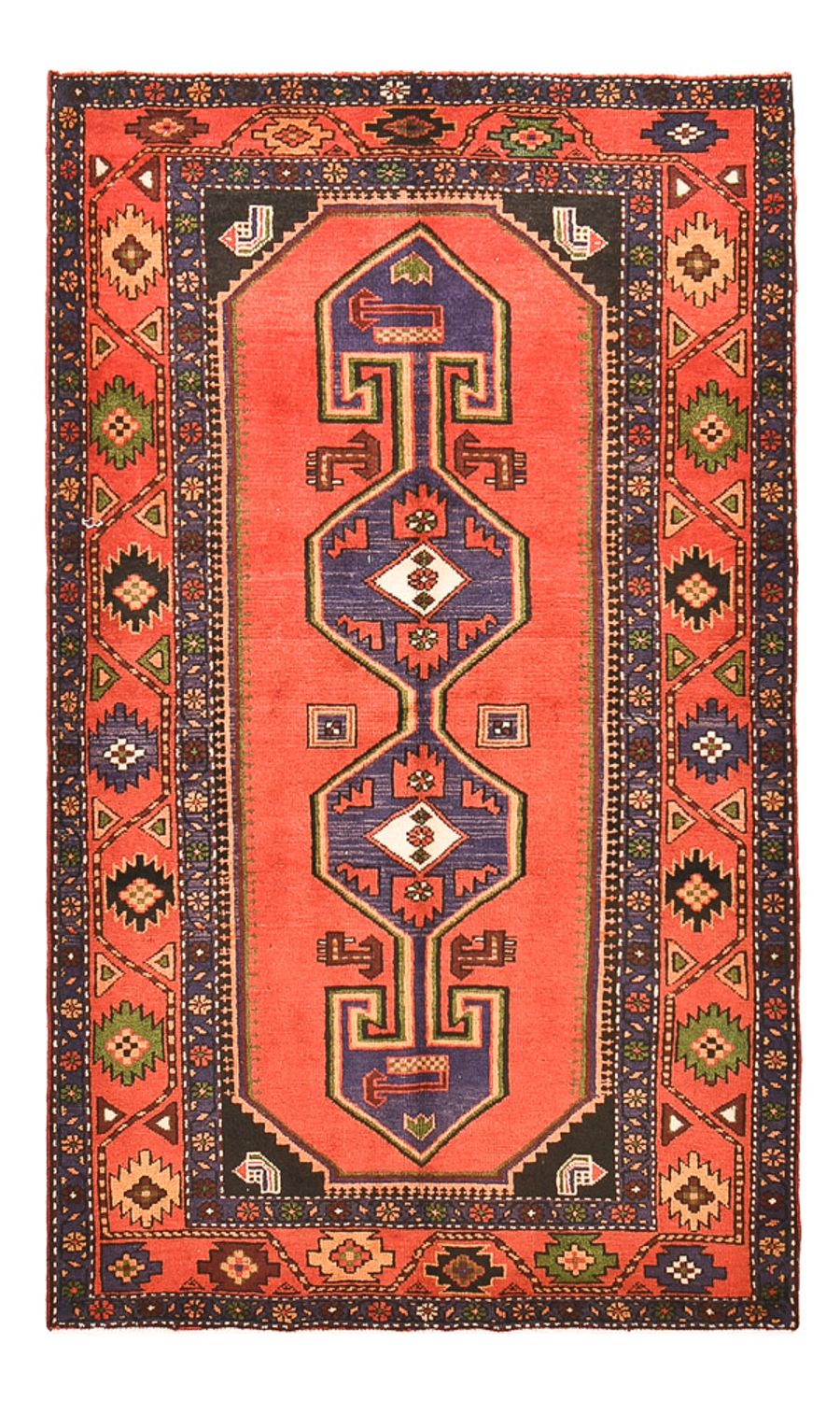 Persisk tæppe - Bijar - 226 x 136 cm - orange