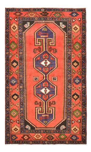 Persisk tæppe - Bijar - 226 x 136 cm - orange