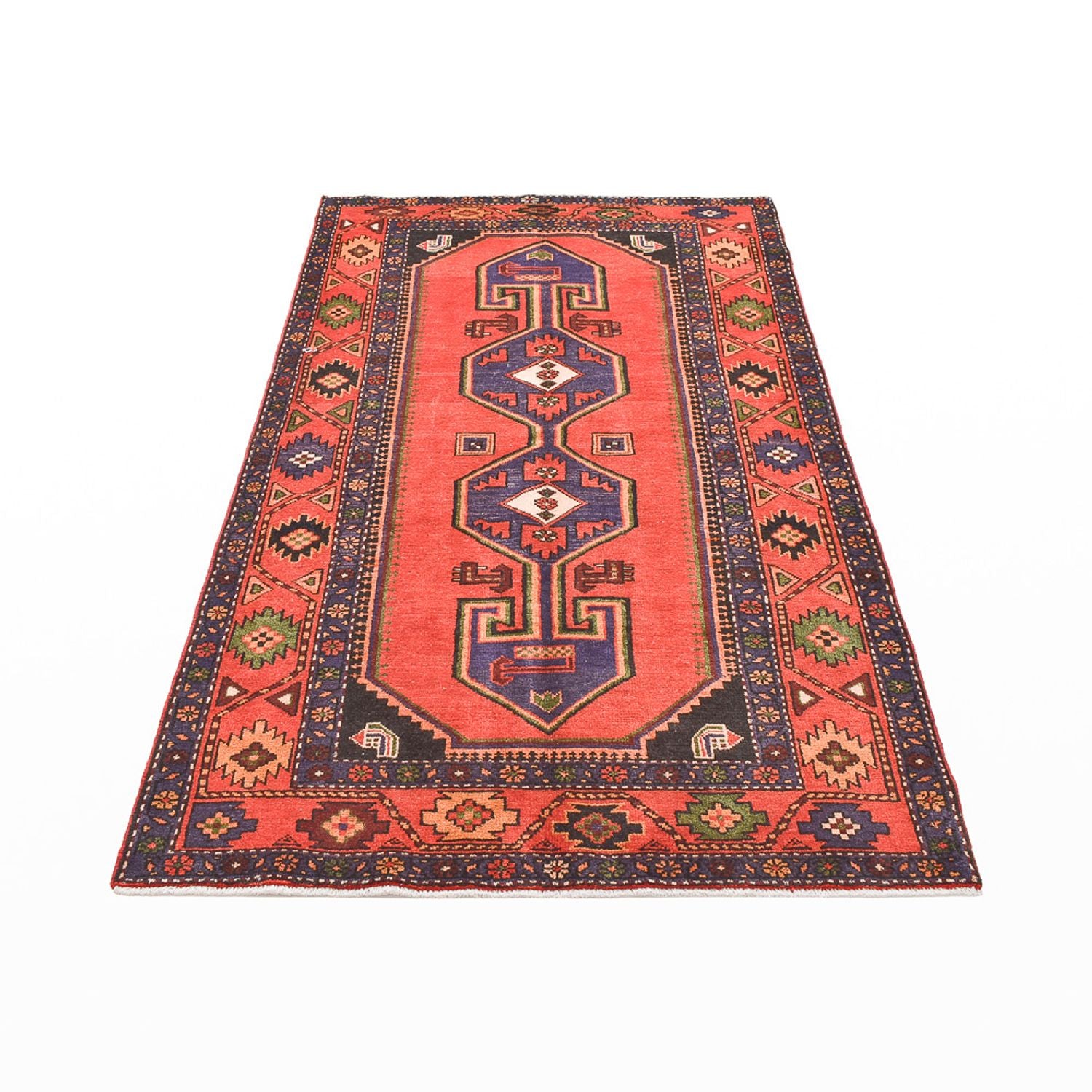 Persisk tæppe - Bijar - 226 x 136 cm - orange