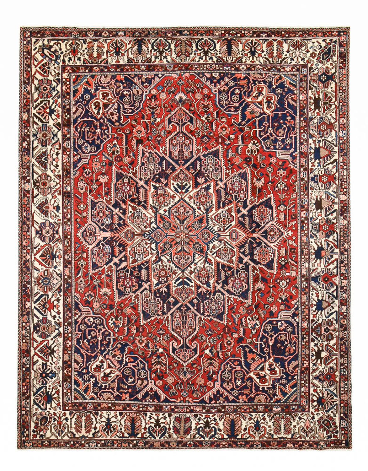 Persisk tæppe - Nomadisk - 393 x 307 cm - rød