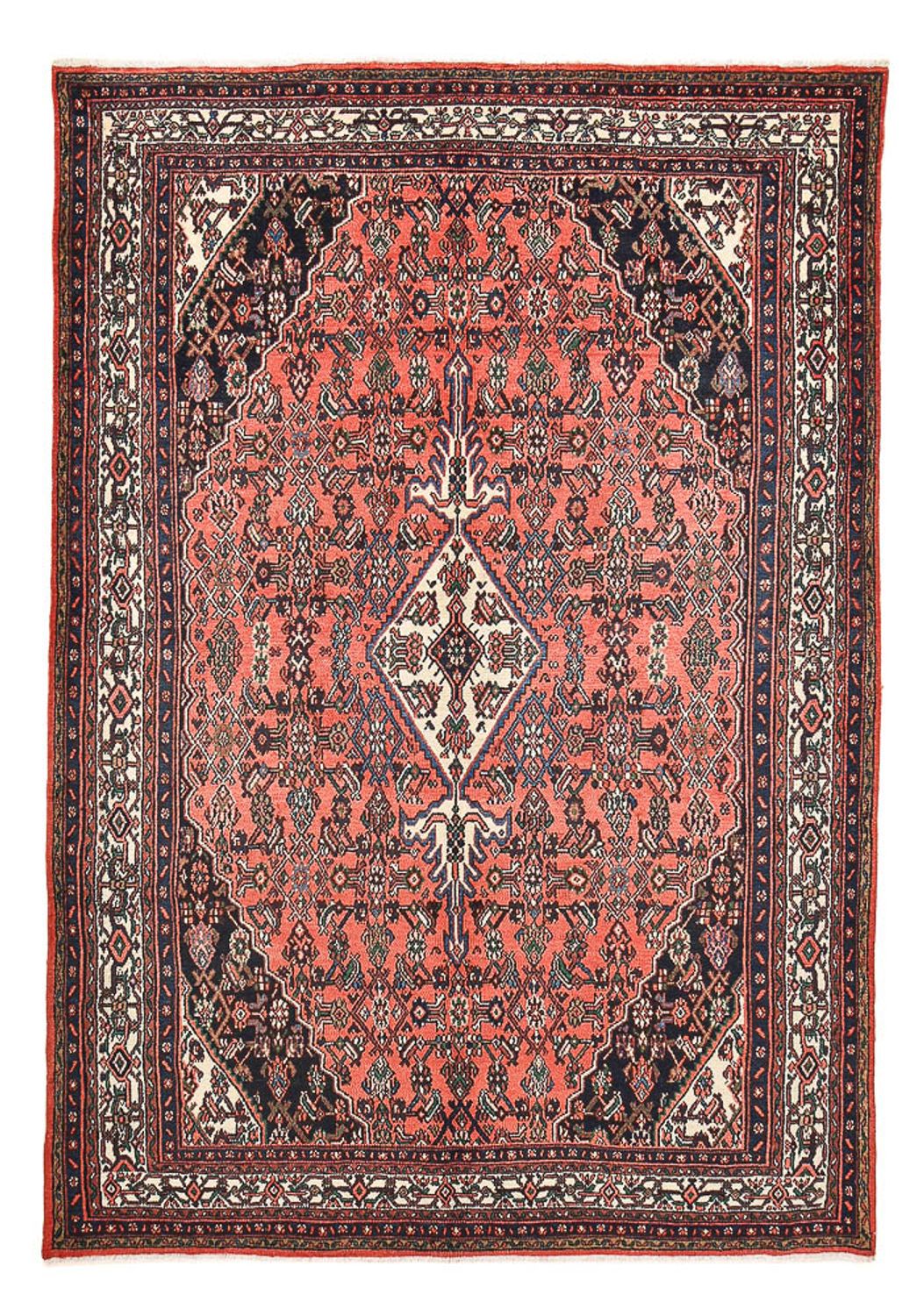 Persisk tæppe - Nomadisk - 313 x 222 cm - lysrød