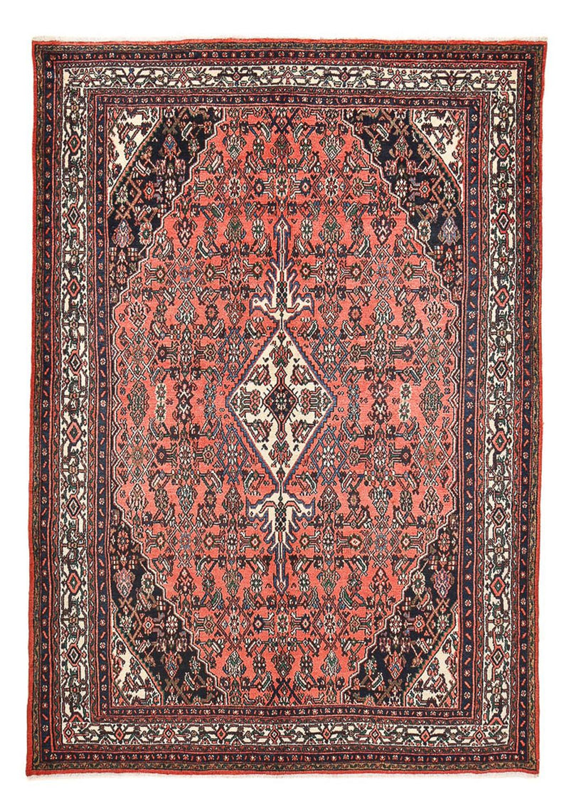 Persisk tæppe - Nomadisk - 313 x 222 cm - lysrød