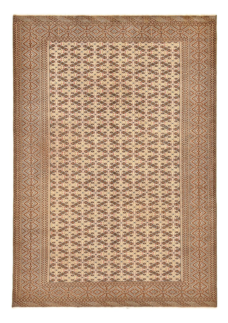 Turkaman-tæppe - 290 x 200 cm - beige