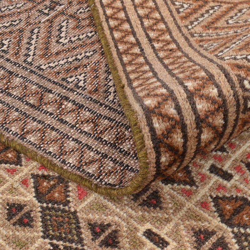 Turkaman-tæppe - 290 x 200 cm - beige