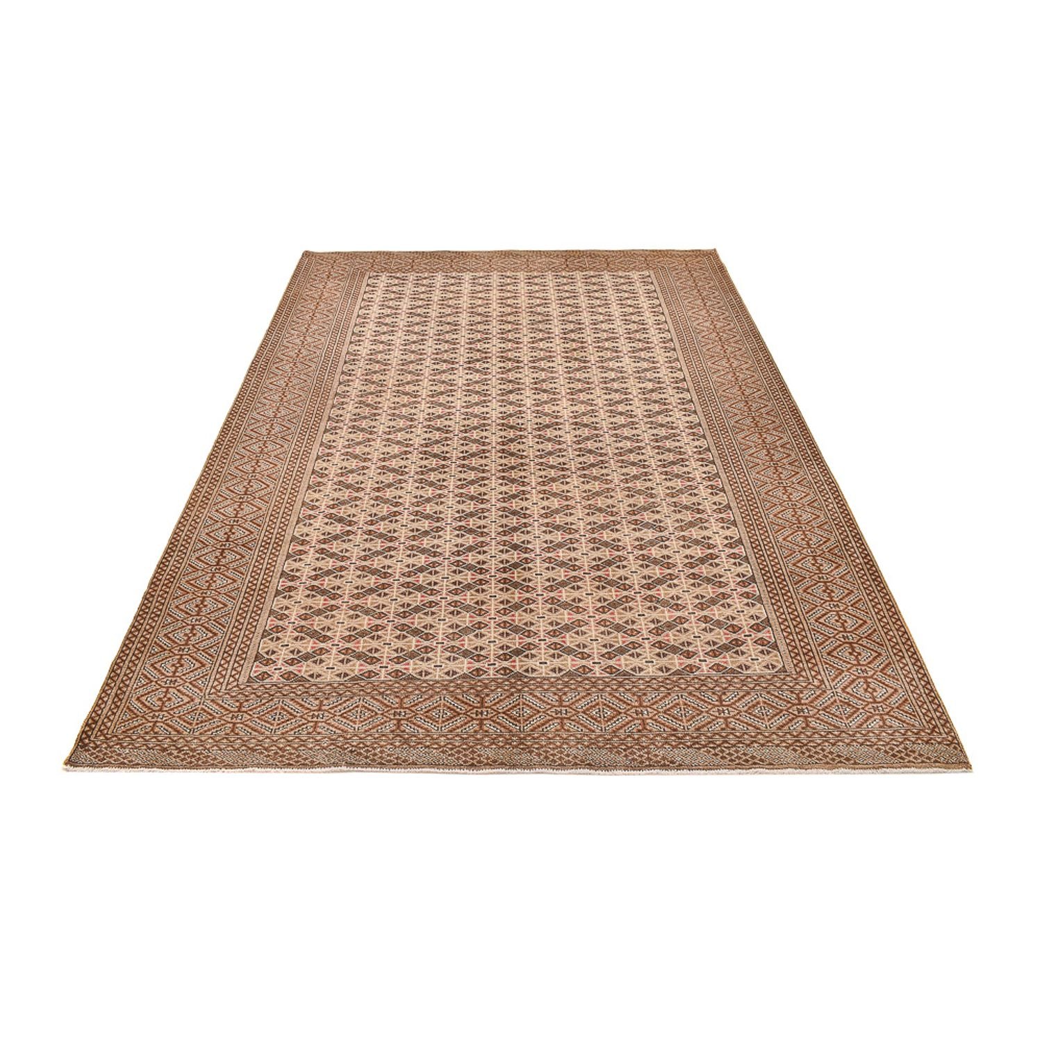 Turkaman-tæppe - 290 x 200 cm - beige