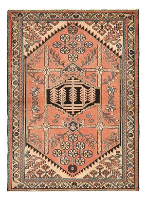 Persisk tæppe - Nomadisk - 141 x 103 cm - lysrød