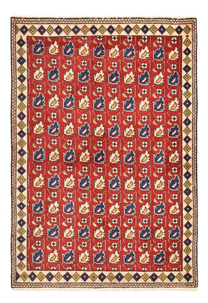 Persisk tæppe - Tabriz - 140 x 96 cm - rød
