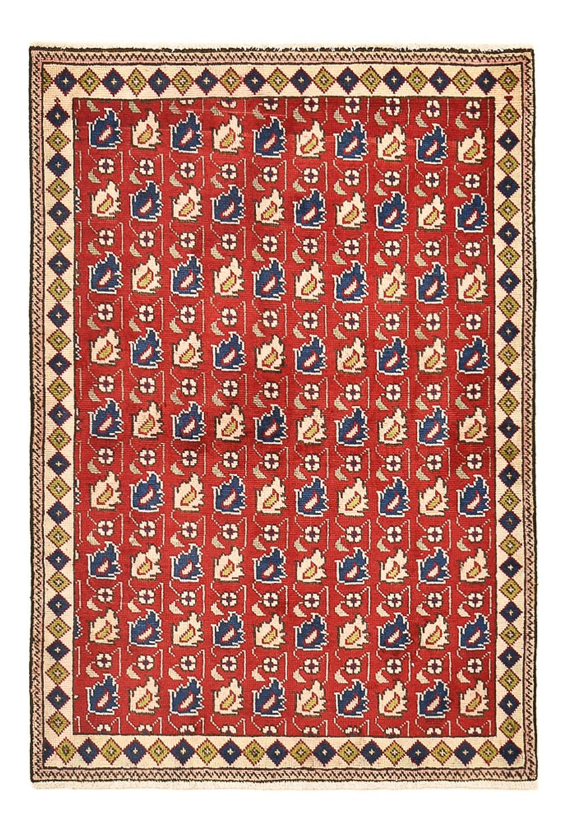 Persisk tæppe - Tabriz - 140 x 96 cm - rød