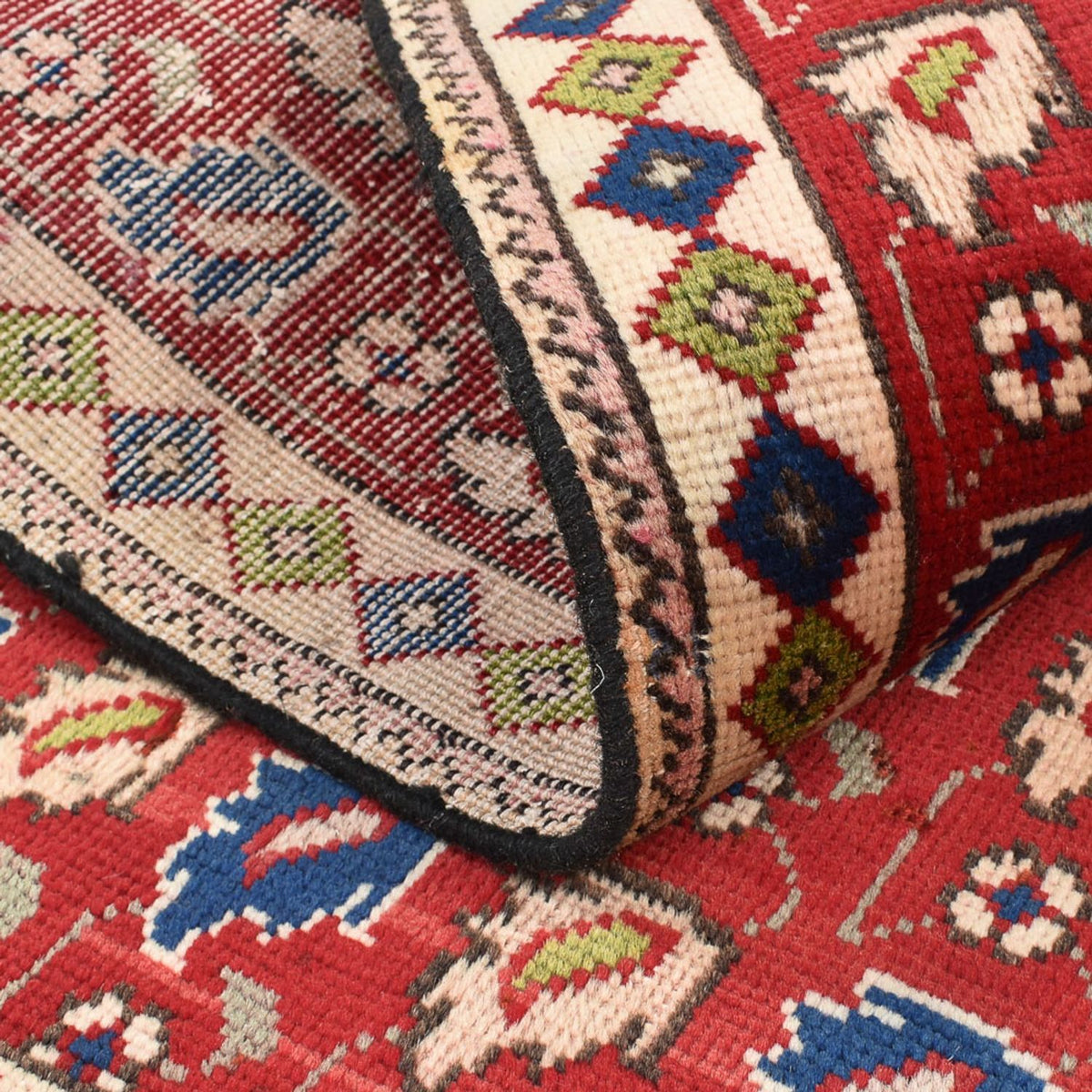 Persisk tæppe - Tabriz - 140 x 96 cm - rød