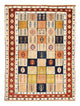 Persisk Gabbeh Tæppe 143x103cm - Perserteppich Wollteppich