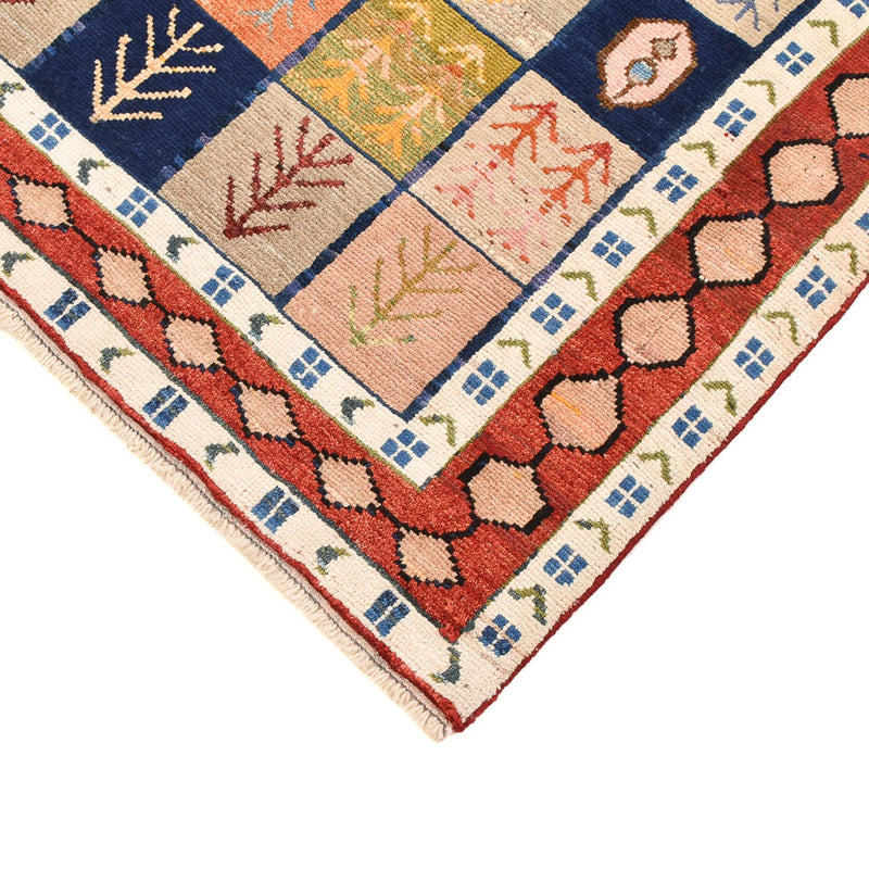 Gabbeh-tæppe - Persisk - 143 x 103 cm - flerfarvet