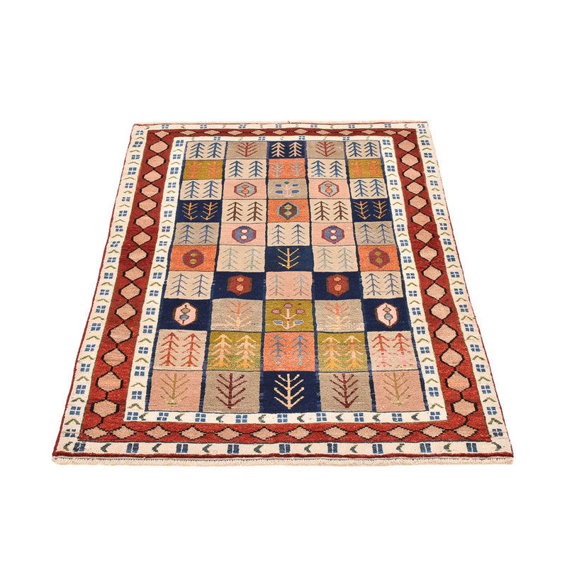 Gabbeh-tæppe - Persisk - 143 x 103 cm - flerfarvet