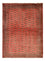 Turkaman-tæppe - 140 x 104 cm - rød