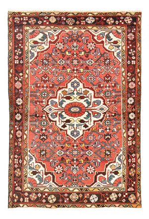 Persisk tæppe - Nomadisk - 151 x 99 cm - lysrød
