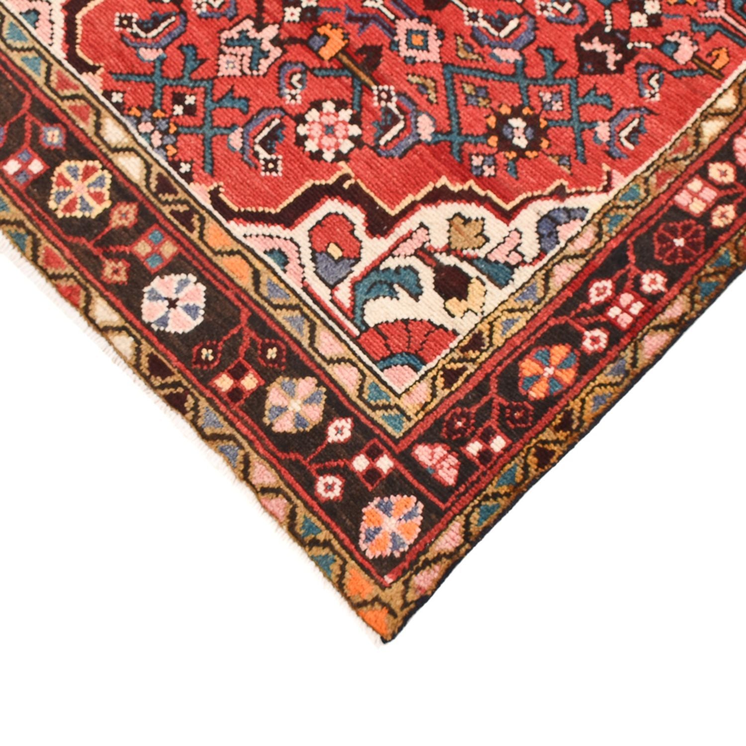 Persisk tæppe - Nomadisk - 151 x 99 cm - lysrød