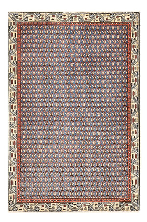 Persisk tæppe - Mir - 145 x 94 cm - havblå