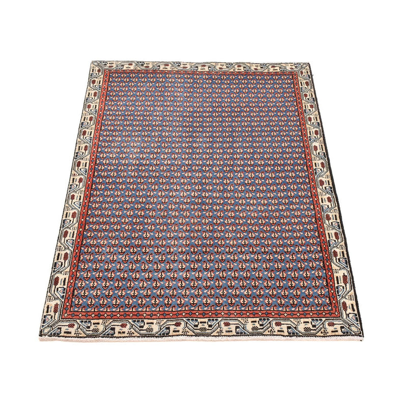 Persisk tæppe - Mir - 145 x 94 cm - havblå