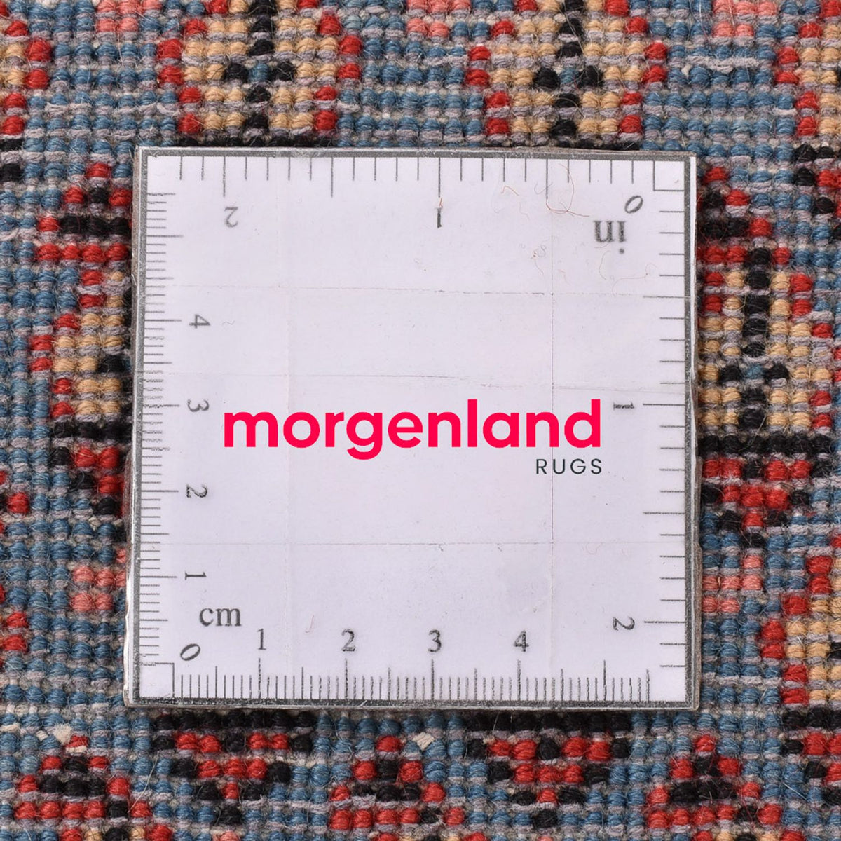 Persisk tæppe - Mir - 145 x 94 cm - havblå