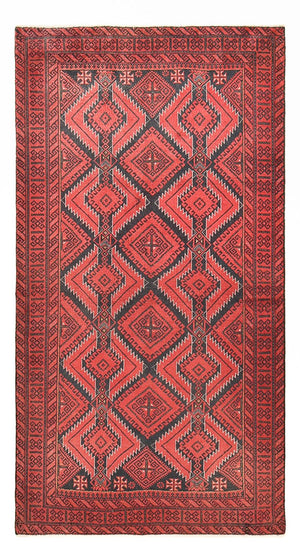 Løber Baluch-tæppe - 188 x 100 cm - rød