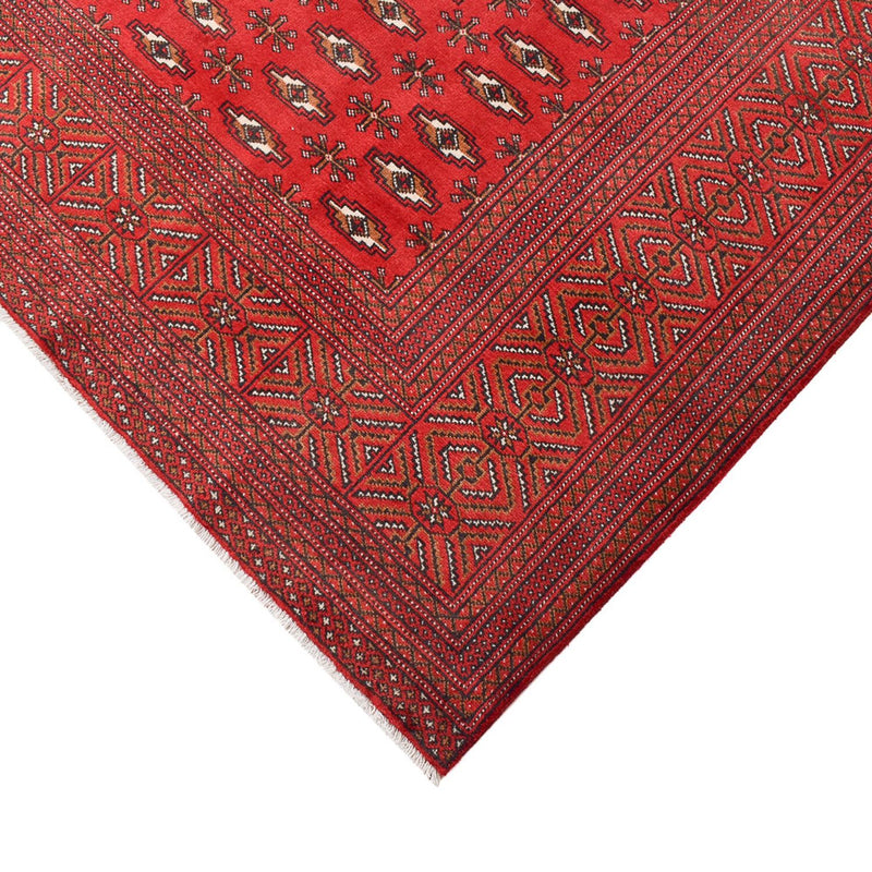 Turkaman-tæppe - 385 x 304 cm - rød