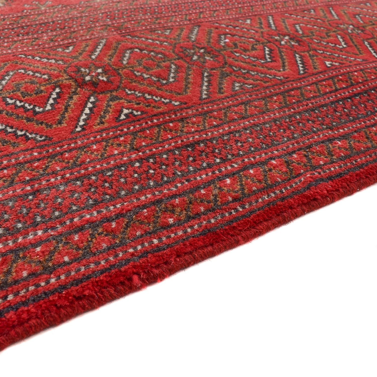 Turkaman-tæppe - 385 x 304 cm - rød