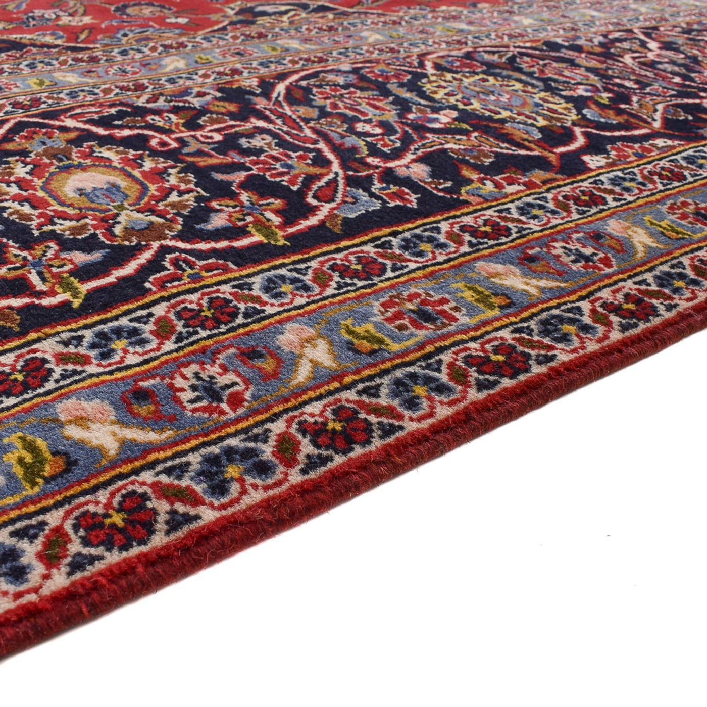 Kashan Tæppe 395x297cm - Persisk tæppe