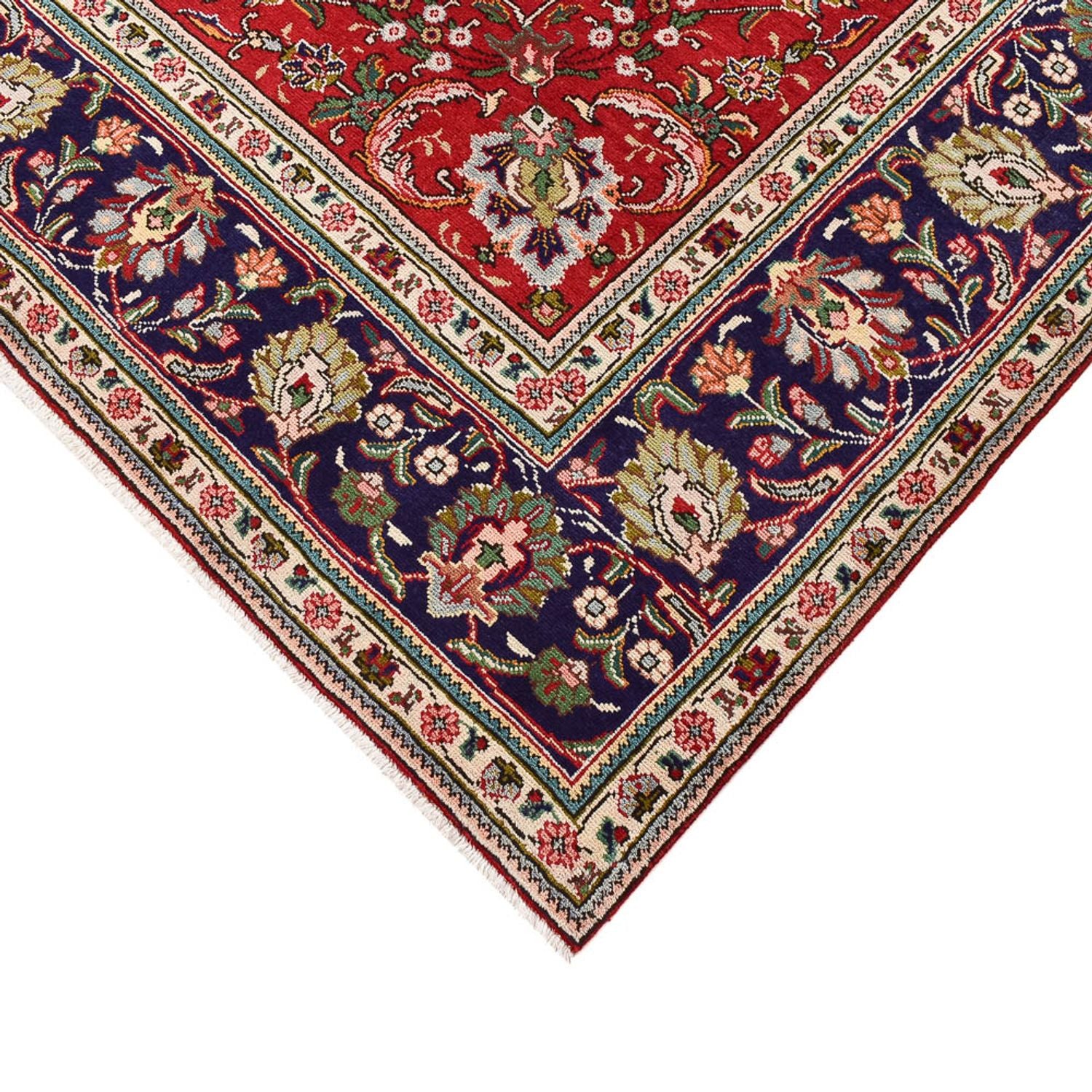 Persisk tæppe - Tabriz - 328 x 291 cm - rød