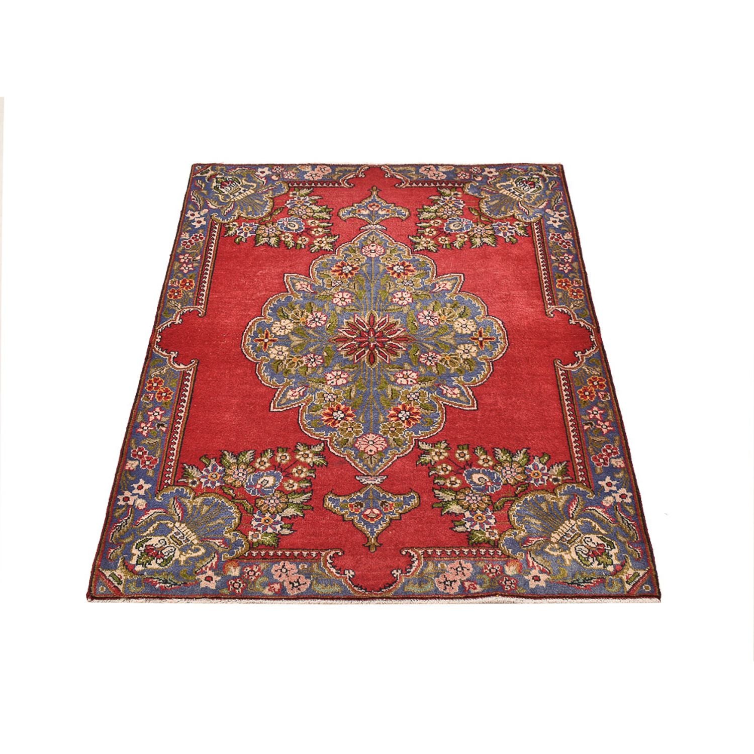 Persisk tæppe - Tabriz - 142 x 100 cm - rød