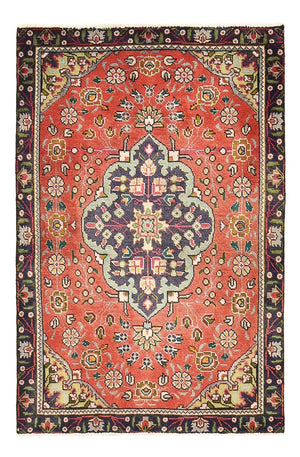 Persisk tæppe - Tabriz - 141 x 90 cm - lysrød