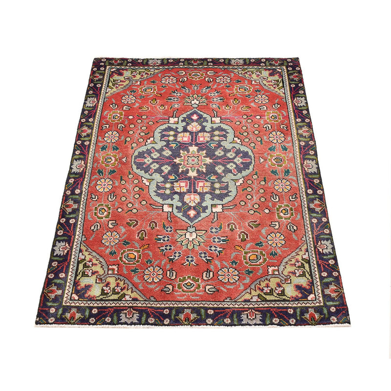 Persisk tæppe - Tabriz - 141 x 90 cm - lysrød