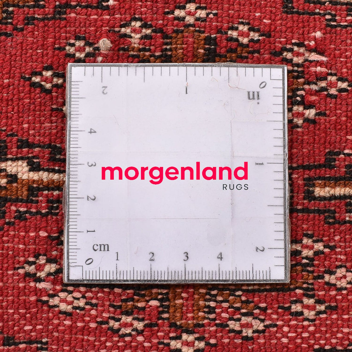 Turkaman-tæppe - 138 x 98 cm - rød